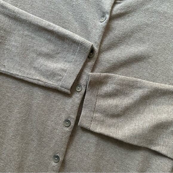 Boden Cream Button Down Cardigan Sweater Size 12 - Picture 4 of 5
